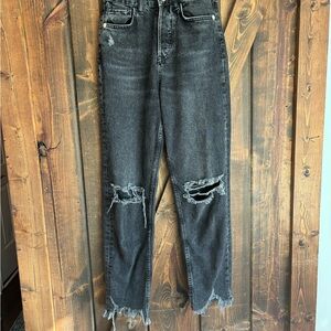 Zara black wash Denim Jeans